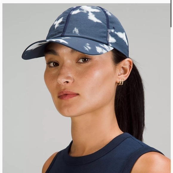 Baller Hat *Soft IIBM ONE SIZE. Blue & white tie dye hat Lululemon main image 6